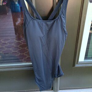 One piece black bathing suit, XS